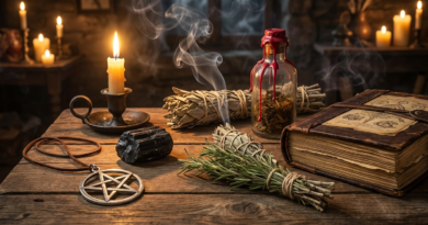Amuletos e Talismãs: Como Criar e Consagrar Escudos de Proteção