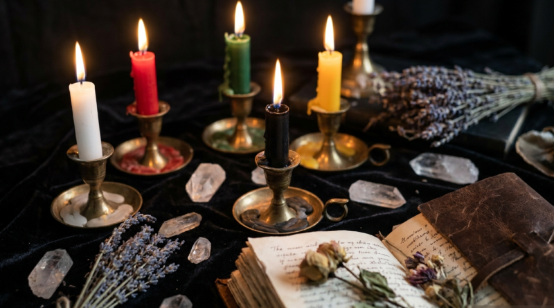 A Magia das Velas: Cromoterapia, Ceromancia e a Alquimia Elemental do Fogo