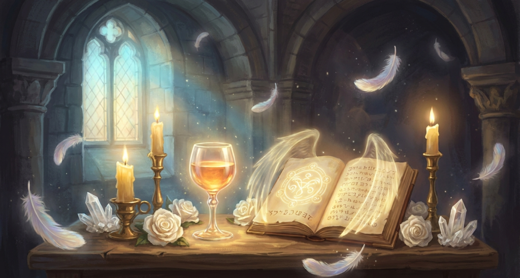 Magia Sagrada dos Anjos: Teurgia, Augúrios e Invocação dos Arcanjos